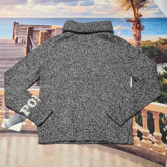 Polo Ralph Lauren Holiday Mock Neck Sweater XS New - Picture 8 of 9